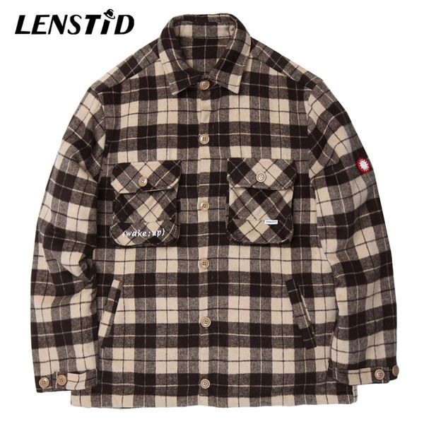 lenstid autumn mens hip hop plaid retro vintage windbreaker hooded jacket coats pocket harajuku streetwear button track jackets, Black;brown
lenstid autumn mens hip hop plaid retro vintage windbreaker hooded jacket coats pocket harajuku streetwear button track jackets, Black;brown