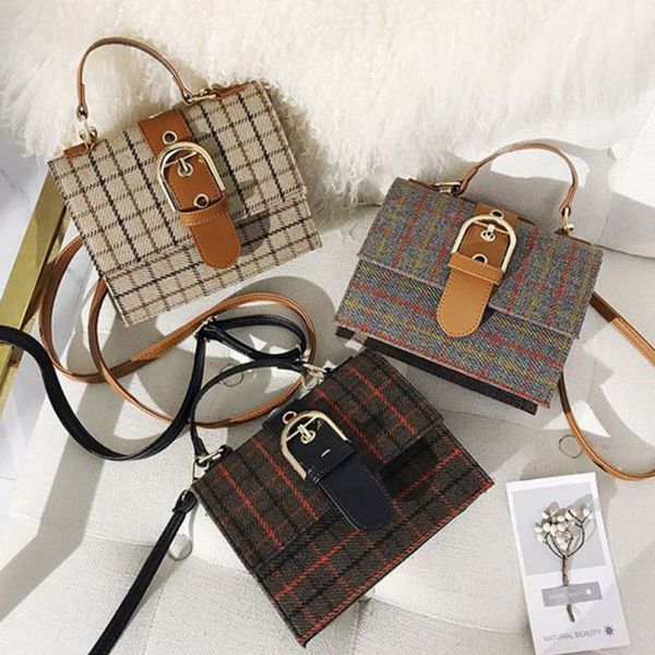 women 2019 fashion girls casual plaid messenger square magnetic buckle shoulder handbag simple versatile crossbody
women 2019 fashion girls casual plaid messenger square magnetic buckle shoulder handbag simple versatile crossbody