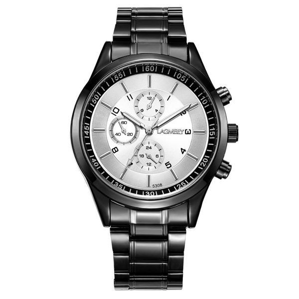 mens watch black stainless steel strap quartz wristwatch luminious sports watch relogio masculino, Slivery;brown
mens watch black stainless steel strap quartz wristwatch luminious sports watch relogio masculino, Slivery;brown