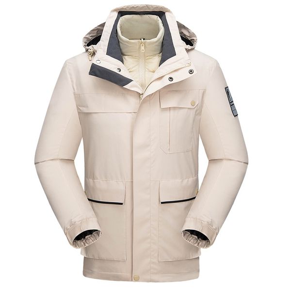 down lining winter men jackets detachable two-piece suit hood parka rainproof windproof coats hoodies outdoor men hoodie jacket, Blue;black
down lining winter men jackets detachable two-piece suit hood parka rainproof windproof coats hoodies outdoor men hoodie jacket, Blue;black