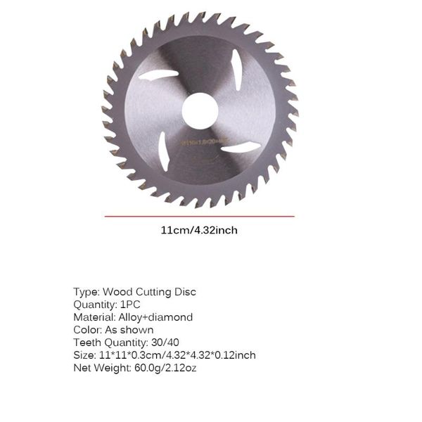 1pc 4" inch circular saw blade carbide saw blade for wood woodworking cutting disc
1pc 4" inch circular saw blade carbide saw blade for wood woodworking cutting disc