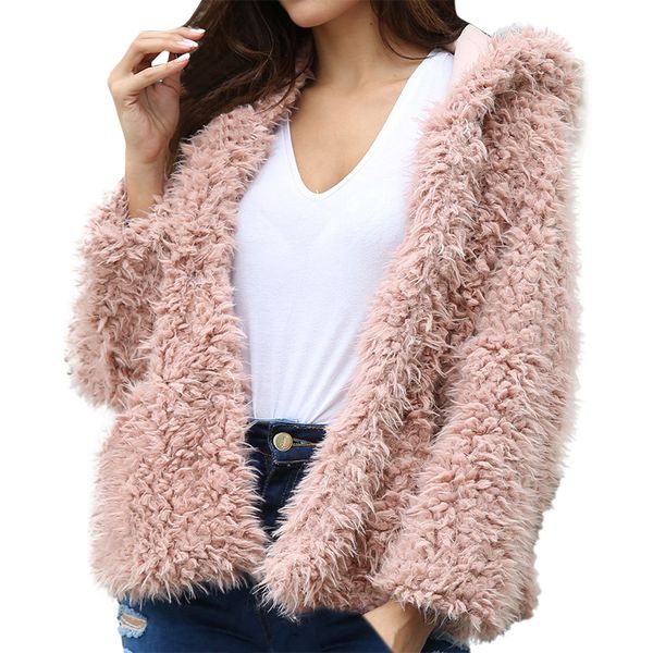 winter warm fluffy faux fur coats jackets women furry fake fur cropped jacket warm zipper loose overcoat casual jacket with, Black
winter warm fluffy faux fur coats jackets women furry fake fur cropped jacket warm zipper loose overcoat casual jacket with, Black