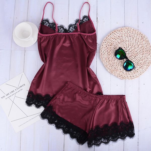 separate 2pc lace sleepwear women beach dress lingerie night short sleeveless ladies satin nightgown through la sleepwears 2020, Blue;gray
separate 2pc lace sleepwear women beach dress lingerie night short sleeveless ladies satin nightgown through la sleepwears 2020, Blue;gray
