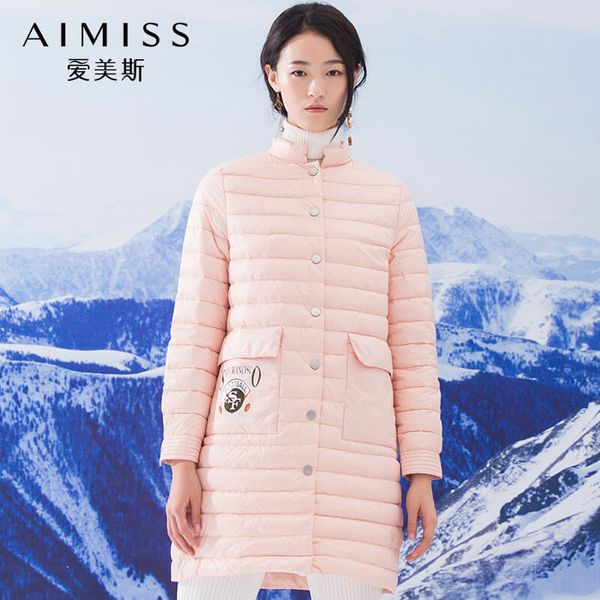 aimiss brand new women winter down jacket pink color fashion pockets single breasted student girl down coat clothes outwear, Black
aimiss brand new women winter down jacket pink color fashion pockets single breasted student girl down coat clothes outwear, Black