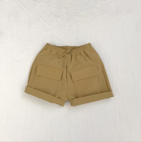 2020 new arrival girls boys shorts cotton summer kids shorts 1-7 years qh383, Black