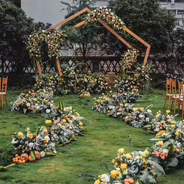wrought iron arch pentagonal geometry shelf artificial flower wall stand wedding backdrop prop door background decoration flower stand
wrought iron arch pentagonal geometry shelf artificial flower wall stand wedding backdrop prop door background decoration flower stand