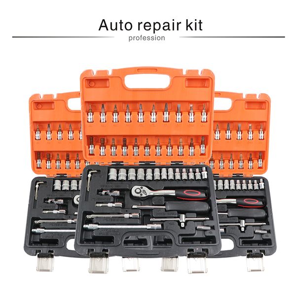 

car repair tool set mechanic tools box hand kit socket professional wrench with ratchet auto kits herramientas screwdrivers