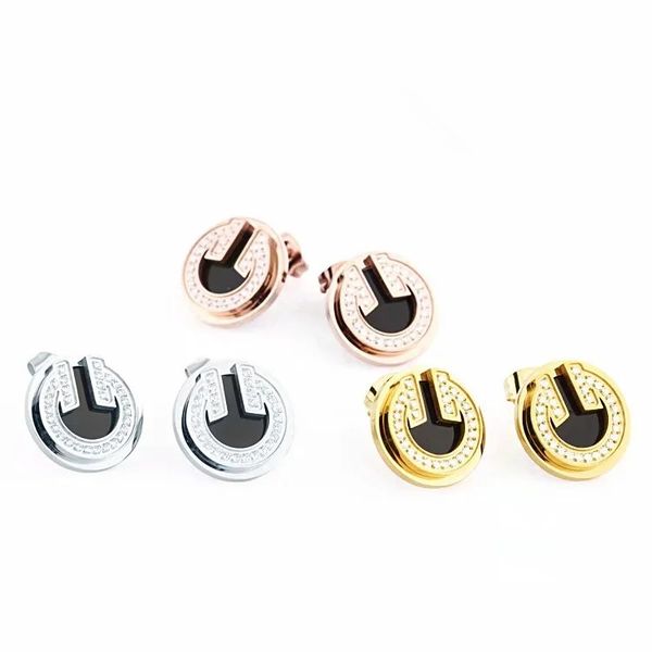 luxury designer jewelry women earrings double t earrings stainless steel diamond earrings new style gold earring, Golden;silver
luxury designer jewelry women earrings double t earrings stainless steel diamond earrings new style gold earring, Golden;silver