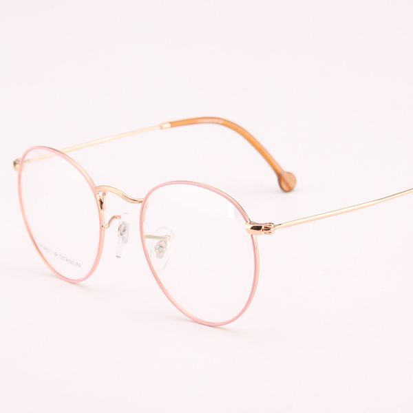 width-140 pure titanium retro women eyeglasses frame fashion trend of myopia reading glasses male round female spectacle frame, Black
width-140 pure titanium retro women eyeglasses frame fashion trend of myopia reading glasses male round female spectacle frame, Black