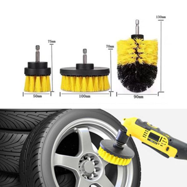 3pcs/set electric scrubber brush drill brush kit plastic round cleaning for carpet glass car tires nylon brushes 2020 new
3pcs/set electric scrubber brush drill brush kit plastic round cleaning for carpet glass car tires nylon brushes 2020 new