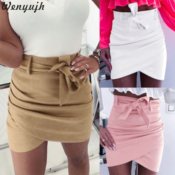 wenyujh women's fashion summer mini skirt new high waist cross design lace up waist strap elegant solid color bodycon skirt, Black
wenyujh women's fashion summer mini skirt new high waist cross design lace up waist strap elegant solid color bodycon skirt, Black