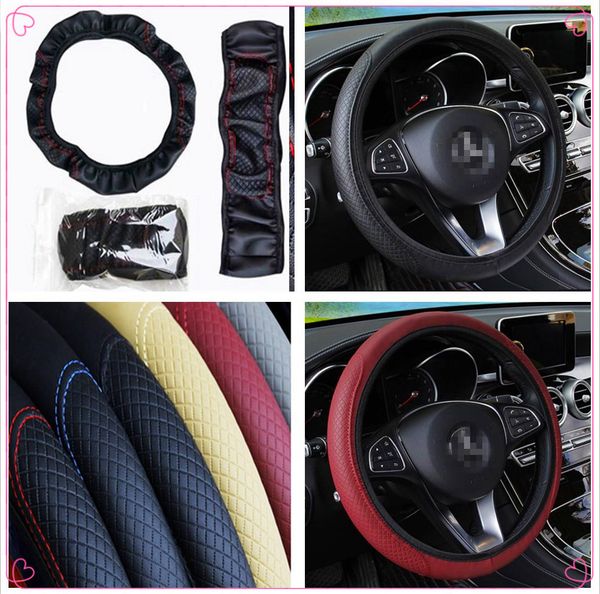 car 38cm auto steering wheel artificial leather braid cover for trailblazer onix tru orlando code captiva aveo sail
car 38cm auto steering wheel artificial leather braid cover for trailblazer onix tru orlando code captiva aveo sail