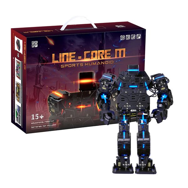 27cm my robot time line-core m graphical diy programmable humanoid robot educational robot kit - black/red/blue/white
27cm my robot time line-core m graphical diy programmable humanoid robot educational robot kit - black/red/blue/white