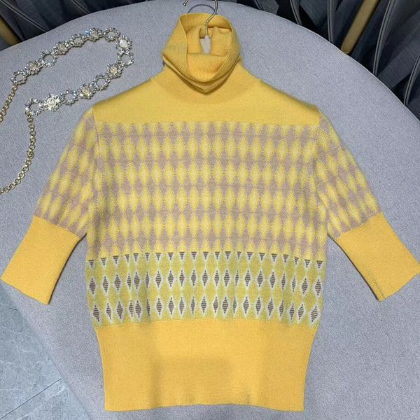 casual women autumn sweater elegant slim turtleneck half sleeve striped sweater pullovers for women, White;black
casual women autumn sweater elegant slim turtleneck half sleeve striped sweater pullovers for women, White;black