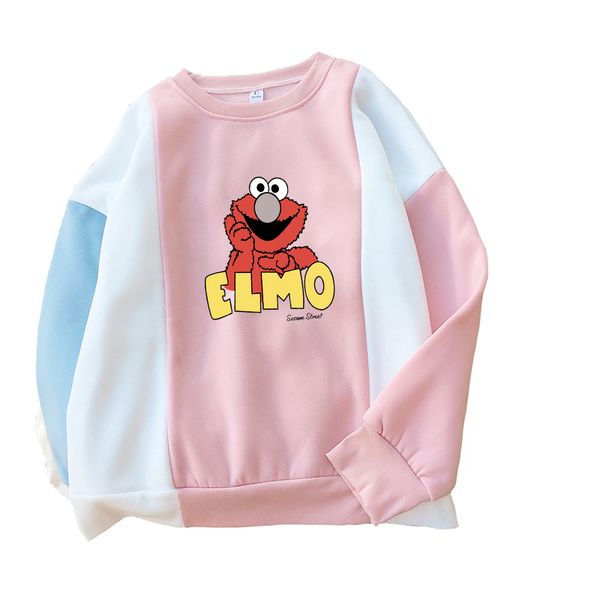 autumn winter fleece hoodies women streetwear harajuku kawaii cartoon sesame street elmo cartoon print spell color splicing, Black
autumn winter fleece hoodies women streetwear harajuku kawaii cartoon sesame street elmo cartoon print spell color splicing, Black