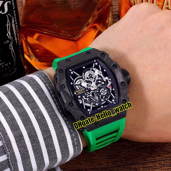new rm35-02 skeleton dial ntpt all carbon fiber pattern case miyota automatic mens watch 35-02 skeleton dial green rubber watches, Slivery;brown
new rm35-02 skeleton dial ntpt all carbon fiber pattern case miyota automatic mens watch 35-02 skeleton dial green rubber watches, Slivery;brown