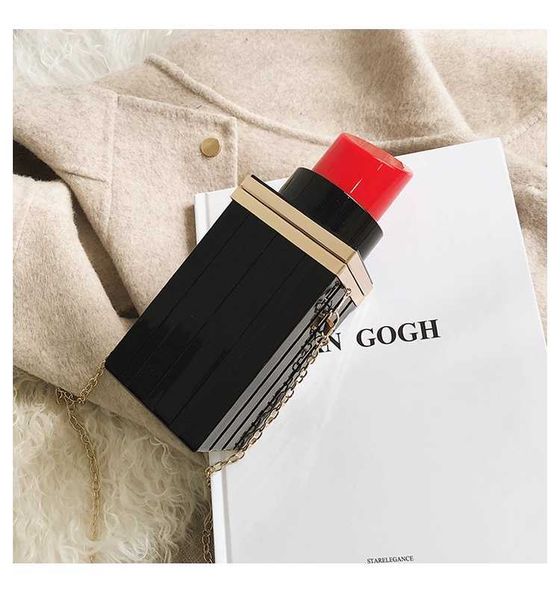 ins super fire cosmetic bag personality creative lipstick bag casual mini chain portable small party dinner bag female tide
ins super fire cosmetic bag personality creative lipstick bag casual mini chain portable small party dinner bag female tide