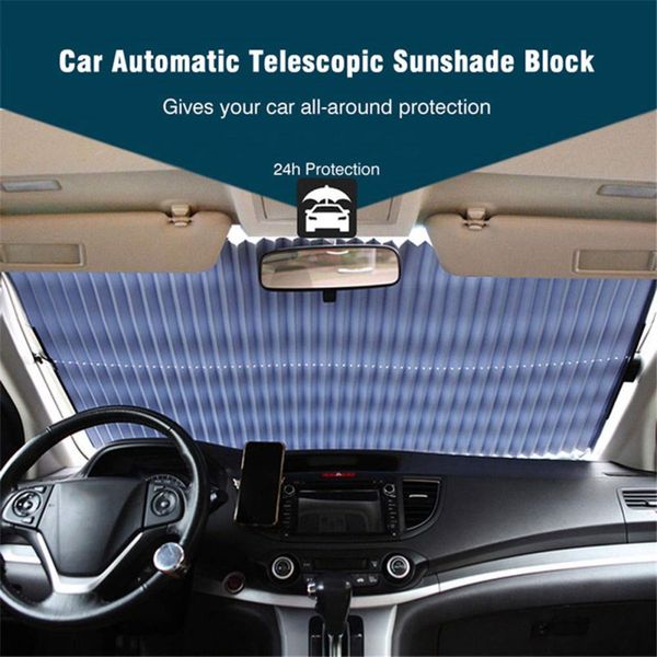 automatic car windshield sunshade cover retractable sun shade block suv truck car uv protection curtain front rear sun visor
automatic car windshield sunshade cover retractable sun shade block suv truck car uv protection curtain front rear sun visor