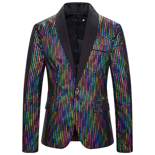 men's brand new creative fashion personality sequined casual business suit men blazer men suit jacket mens suits blazers, White;black
men's brand new creative fashion personality sequined casual business suit men blazer men suit jacket mens suits blazers, White;black