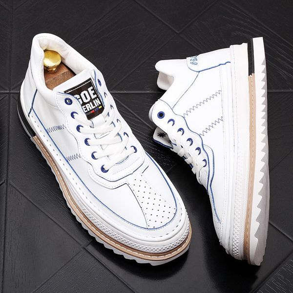 errfc selling luxury men white casual shoes fashion designer lace up breathable man leisure trending shoes male platfrom 43, Black
errfc selling luxury men white casual shoes fashion designer lace up breathable man leisure trending shoes male platfrom 43, Black