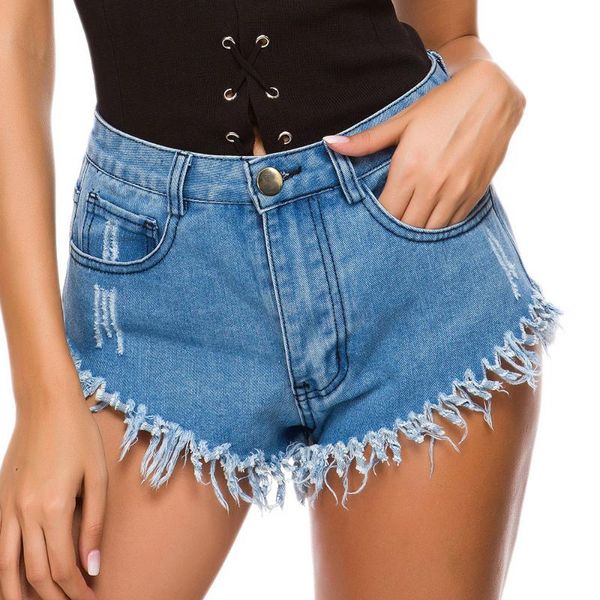 summer plus size women denim ripped short jeans high waist tassel elastic lace up bandage club short 2019 new, Blue
summer plus size women denim ripped short jeans high waist tassel elastic lace up bandage club short 2019 new, Blue