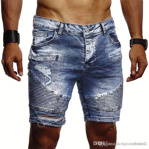 mens hole designer jean shorts solid color slim jean pants mens fashion with zipper jeans trousers, White;black
mens hole designer jean shorts solid color slim jean pants mens fashion with zipper jeans trousers, White;black