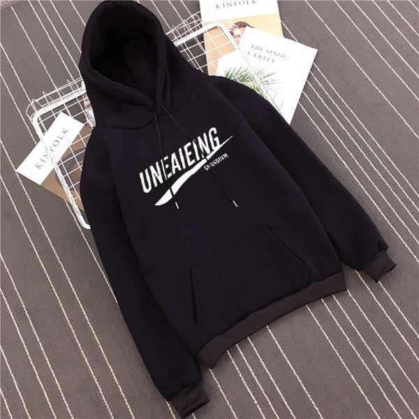 autumn & winter brushed and thick hoodie women's korean-style fashion students loose and plus-sized harajuku bf style cool long, Black
autumn & winter brushed and thick hoodie women's korean-style fashion students loose and plus-sized harajuku bf style cool long, Black