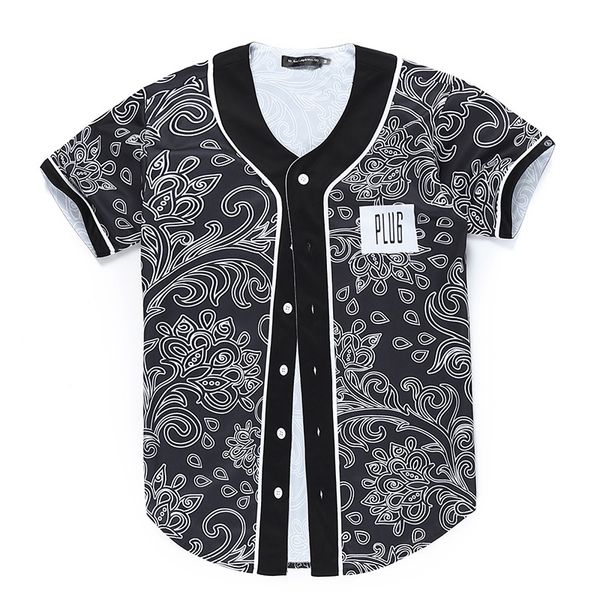 mens summer buttons t-shirt 3d shirt streetwear printed tees hip hop custom made baseball jersey t shirt fashion brand, White;black
mens summer buttons t-shirt 3d shirt streetwear printed tees hip hop custom made baseball jersey t shirt fashion brand, White;black