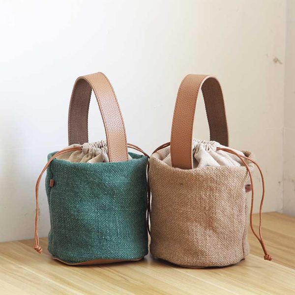 cotton linen small handbag female literary simple cylindrical shoulder bag canvas bucket bag ladies portable messenger
cotton linen small handbag female literary simple cylindrical shoulder bag canvas bucket bag ladies portable messenger