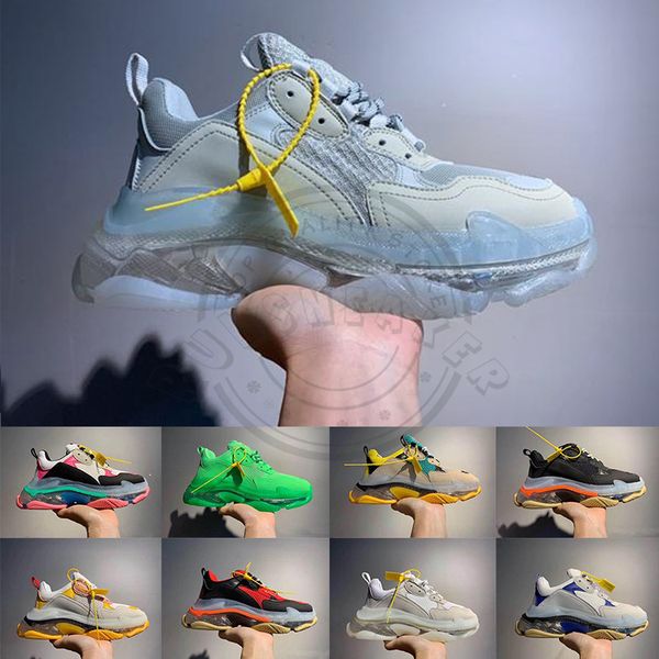 With Zip Tie Fashion 2020 Paris 17FW Triple s Sneakers Mens Womens Green Black White Casual Dad Shoes Ladies Luxury Increasing Shoes
With Zip Tie Fashion 2020 Paris 17FW Triple s Sneakers Mens Womens Green Black White Casual Dad Shoes Ladies Luxury Increasing Shoes