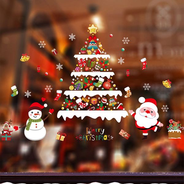 new merry christmas removable diy santa claus snowman cartoon wall stickers for shop window glass cabinet ing
new merry christmas removable diy santa claus snowman cartoon wall stickers for shop window glass cabinet ing