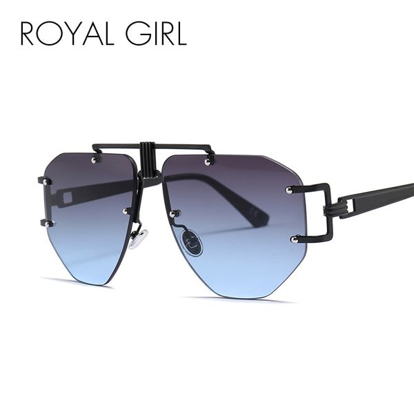 royal girl rimless sunglasses women men 2020 new brand oversize irregular eyewear metal frame sun glasses female uv400 ss366, White;black
royal girl rimless sunglasses women men 2020 new brand oversize irregular eyewear metal frame sun glasses female uv400 ss366, White;black