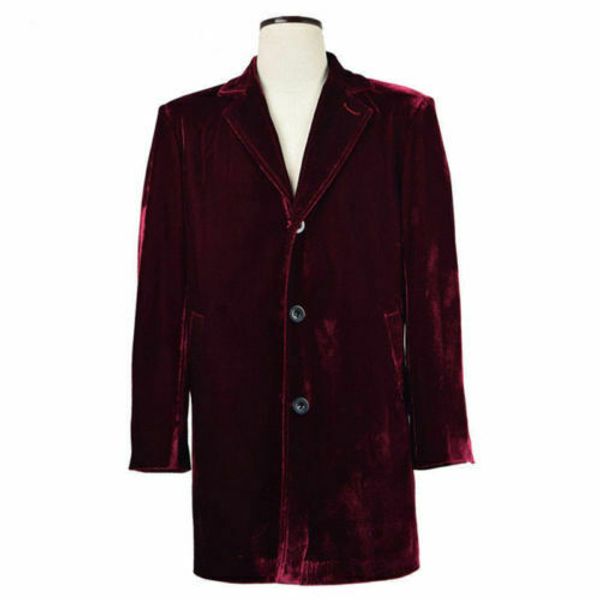 doctor who twelfth 12th dr. coat velvet coat jacket uniform cosplay costume, Black;red
doctor who twelfth 12th dr. coat velvet coat jacket uniform cosplay costume, Black;red