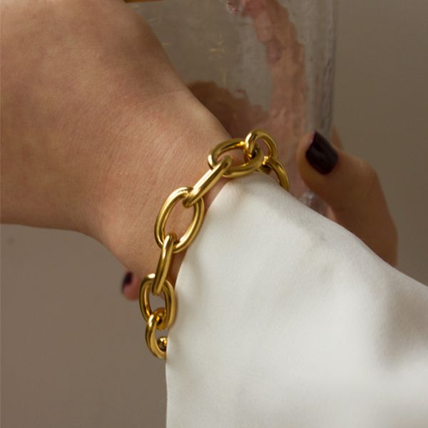 vienkim new punk link bracelet for women men boho female chunky wrist chain bangles fashion cuban bracelets 2020 jewelry, White
vienkim new punk link bracelet for women men boho female chunky wrist chain bangles fashion cuban bracelets 2020 jewelry, White