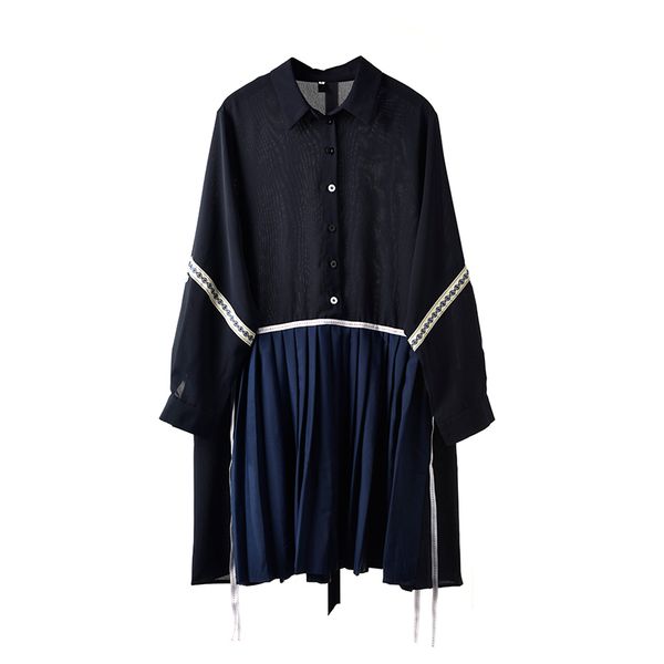 tide fashion tide new turn-down collar single breasted navy blue single breasted pleated shirt dreses s-xl female wf93517xl, Black;gray
tide fashion tide new turn-down collar single breasted navy blue single breasted pleated shirt dreses s-xl female wf93517xl, Black;gray