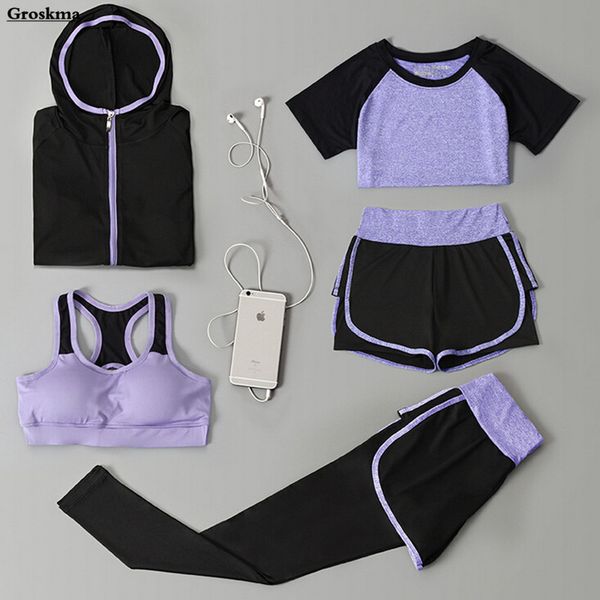 fitness gym sports suit women quick dry 5 piece set outdoor running pants+shorts+bra+t shirt+coats womens yoga sets clothing, White;red
fitness gym sports suit women quick dry 5 piece set outdoor running pants+shorts+bra+t shirt+coats womens yoga sets clothing, White;red