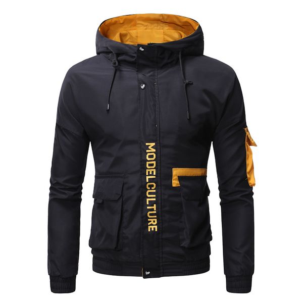 men's jackets brand spring and autumn youth individuality print casual hooded jacket men bomber clothes, Black;brown
men's jackets brand spring and autumn youth individuality print casual hooded jacket men bomber clothes, Black;brown