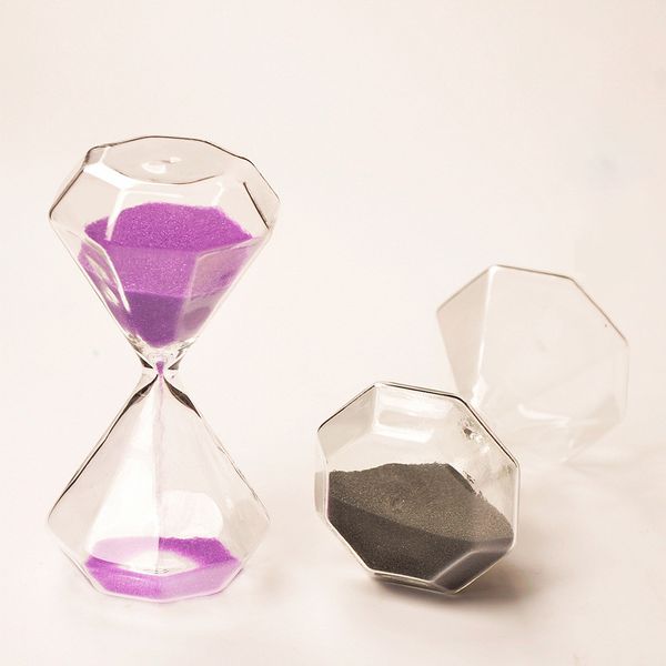 5 min/15 min/30 min creative diamond design glass sand hourglasses with packaging gifts 6 colors home decor
5 min/15 min/30 min creative diamond design glass sand hourglasses with packaging gifts 6 colors home decor