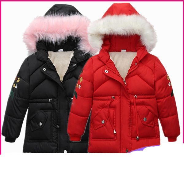 2019 New Children's Winter Cotton Jackets Girls Thick Warm Big Fur Collar Hooded Outerwear Coats Boys Jacket Coat, Black
2019 New Children's Winter Cotton Jackets Girls Thick Warm Big Fur Collar Hooded Outerwear Coats Boys Jacket Coat, Black