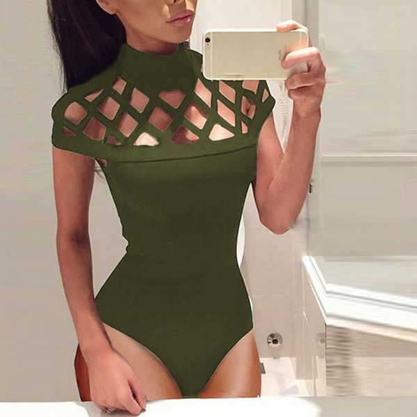 ribbed knitted bodysuits 2019 choker high neck hollow bodycon caged sleeves triangle jumpsuit women bodysuit playsuit, Black;white
ribbed knitted bodysuits 2019 choker high neck hollow bodycon caged sleeves triangle jumpsuit women bodysuit playsuit, Black;white