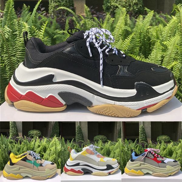 platform luxury designer shoes triple s beige green yellow old dad mens womens trainers sneakers paris designer shoes us 5.5-11, Black
platform luxury designer shoes triple s beige green yellow old dad mens womens trainers sneakers paris designer shoes us 5.5-11, Black