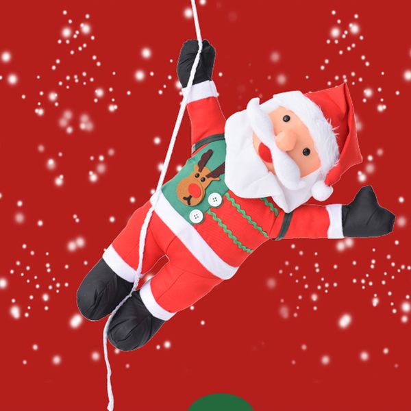 merry christmas ornaments santa claus climbing on rope ladder x-mastrees toy doll christmas gift navidad home hanging decor
merry christmas ornaments santa claus climbing on rope ladder x-mastrees toy doll christmas gift navidad home hanging decor