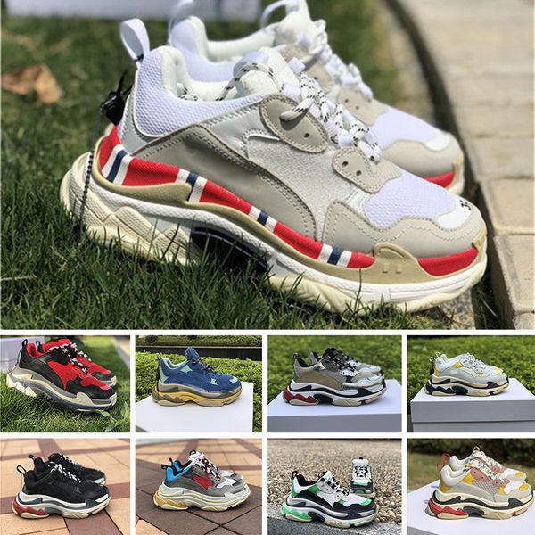 With Box Triple S Designer Sneakers For Mens Womens High Quality Fashion Paris Casual Shoes Outdoor Tennis Trainers Shoes 36-44
With Box Triple S Designer Sneakers For Mens Womens High Quality Fashion Paris Casual Shoes Outdoor Tennis Trainers Shoes 36-44
