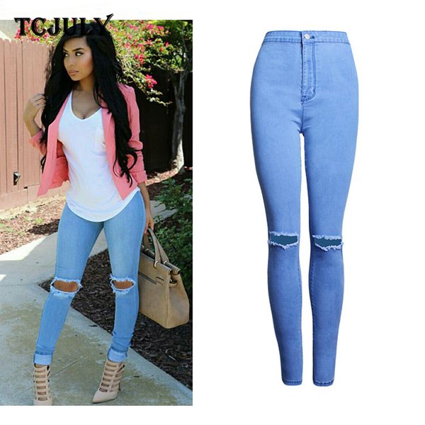 tcjuly stylish cotton washed ripped skinny jeans woman slim push up denim pencil pants with holes streetwear stretchy blue jeans
tcjuly stylish cotton washed ripped skinny jeans woman slim push up denim pencil pants with holes streetwear stretchy blue jeans