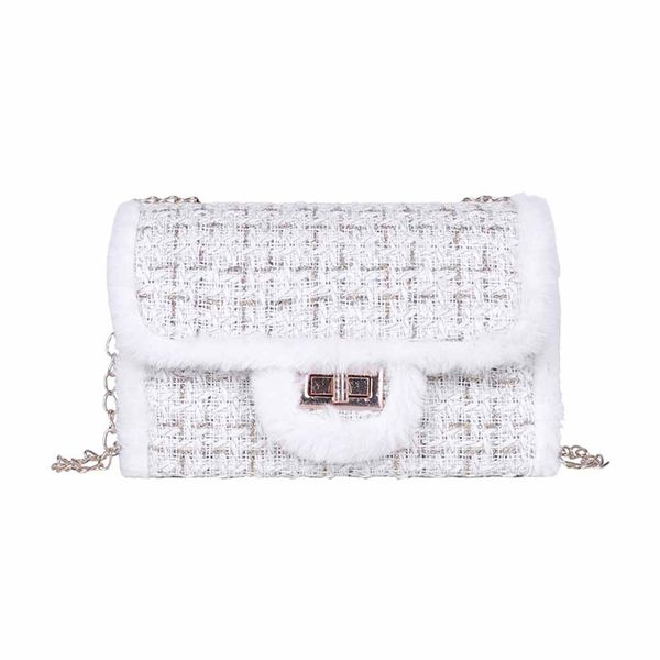 women 2019 fashion wool chain messenger bag shoulder small square bag woolen chain new shoulder messenger quality f917
women 2019 fashion wool chain messenger bag shoulder small square bag woolen chain new shoulder messenger quality f917