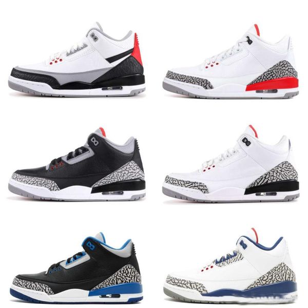 III Black white Cement three Basketball Shoes tinker blue hurricane red New 2019 sneakers mens trainers Size 7-13 Michael Sports
III Black white Cement three Basketball Shoes tinker blue hurricane red New 2019 sneakers mens trainers Size 7-13 Michael Sports