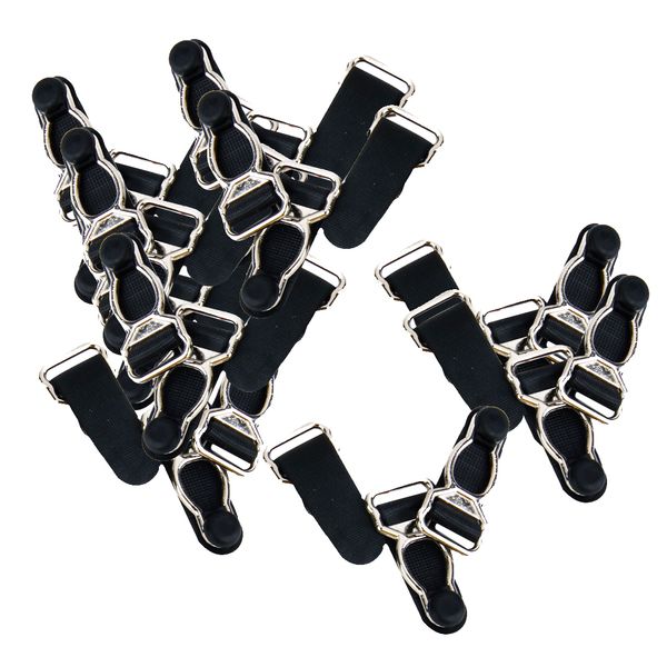 20 pieces ladies corset garter belt grips suspender stocking clips lingerie accessory black, Black;white
20 pieces ladies corset garter belt grips suspender stocking clips lingerie accessory black, Black;white
