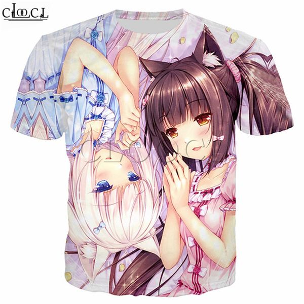 2020 New Style Anime Game Nekopara T Shirt Men Women 3D Print Cartoon Girls Chocolat Vanilla Short Sleeve Streetwear Couples Tee Tops
2020 New Style Anime Game Nekopara T Shirt Men Women 3D Print Cartoon Girls Chocolat Vanilla Short Sleeve Streetwear Couples Tee Tops