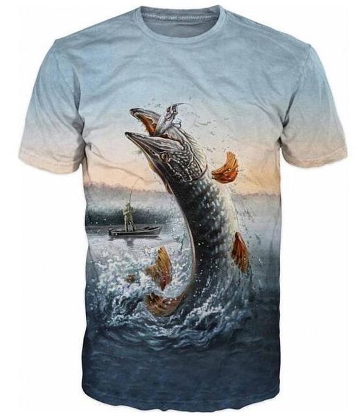 style fishing boat fashion fish t-shirt 3d print men/womens summer round collar short sleeve casual hip hop k890, White;black
style fishing boat fashion fish t-shirt 3d print men/womens summer round collar short sleeve casual hip hop k890, White;black