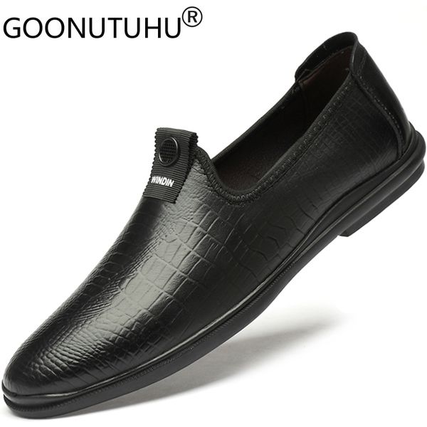 fashion men's shoes casual genuine leather cowhide loafers male classics black slip on shoe man driving shoes for men size 36-47
fashion men's shoes casual genuine leather cowhide loafers male classics black slip on shoe man driving shoes for men size 36-47
